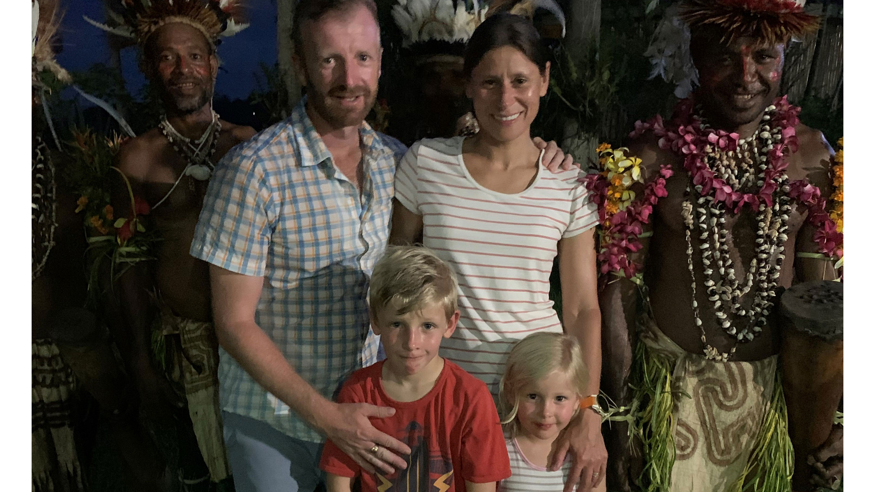 Image Suzanne and her family in Papua New Guinea