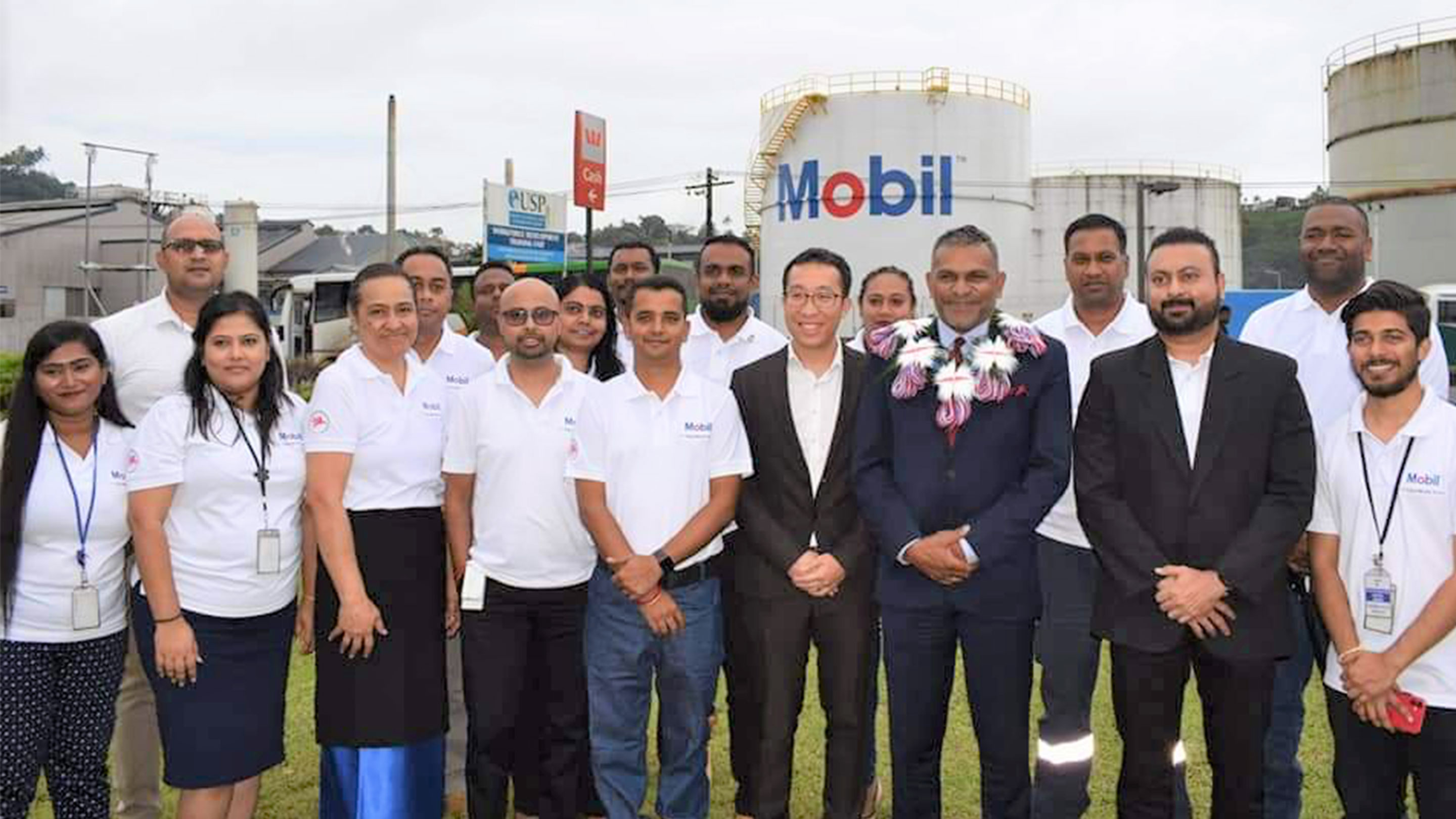 Mobil unveils premium fuel tank at Suva