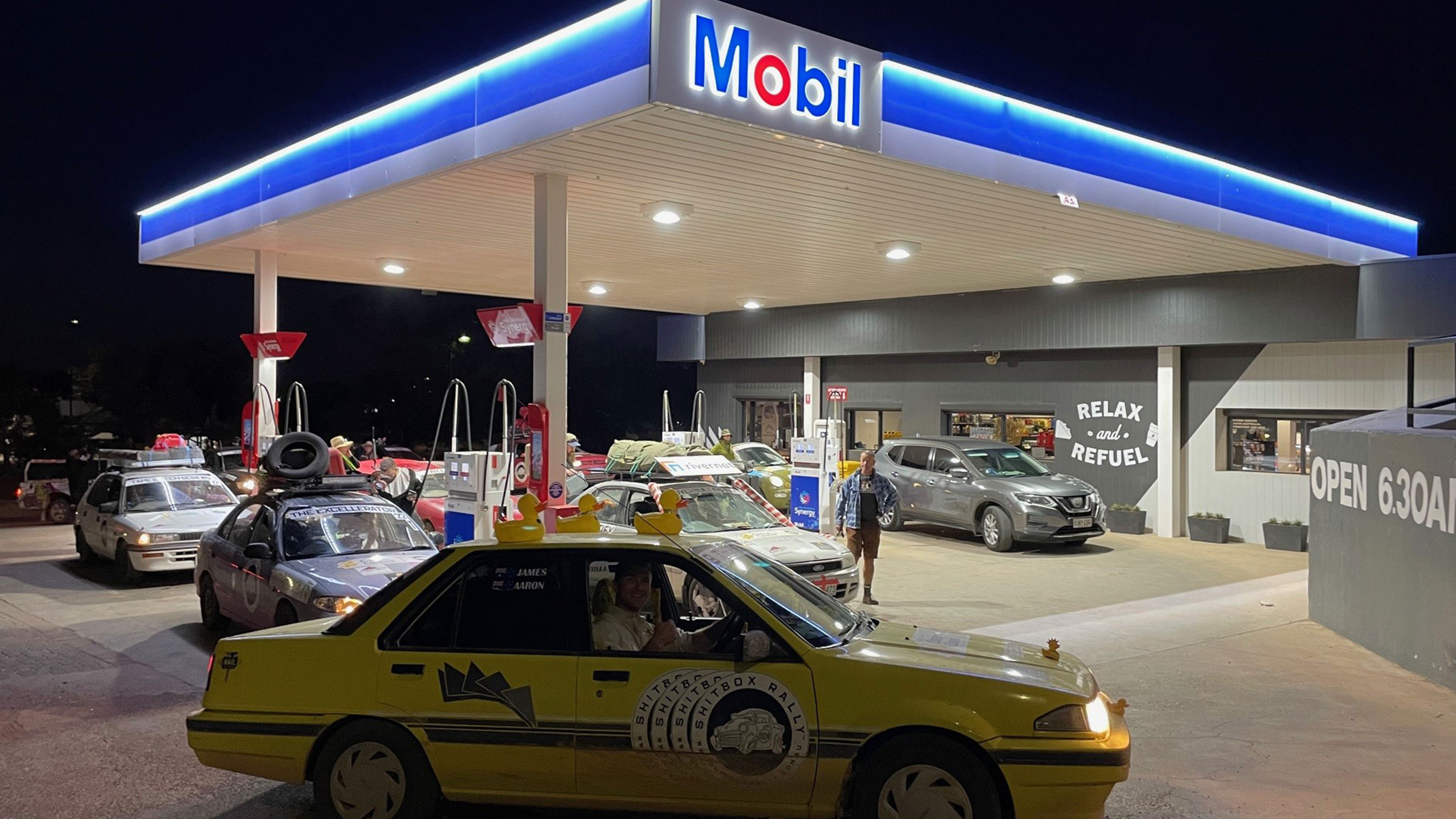 Mobil team raises funds for cancer research in 2024 Box Rally