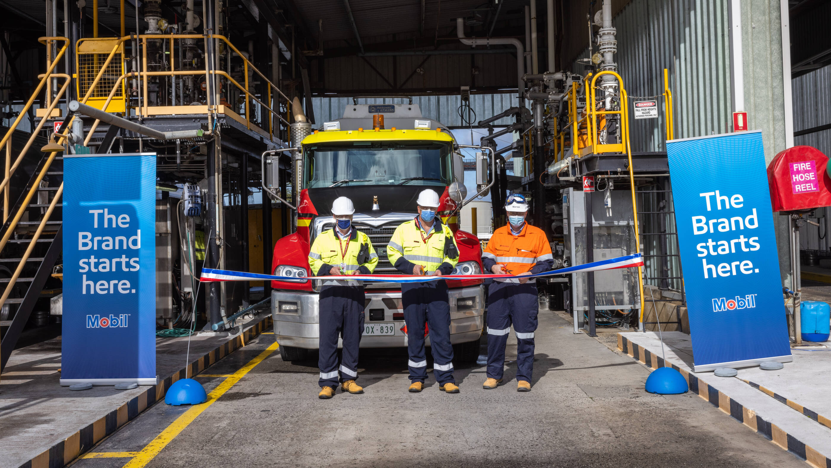 The new diesel loading infrastructure was officially opened on 5 August 2021.
