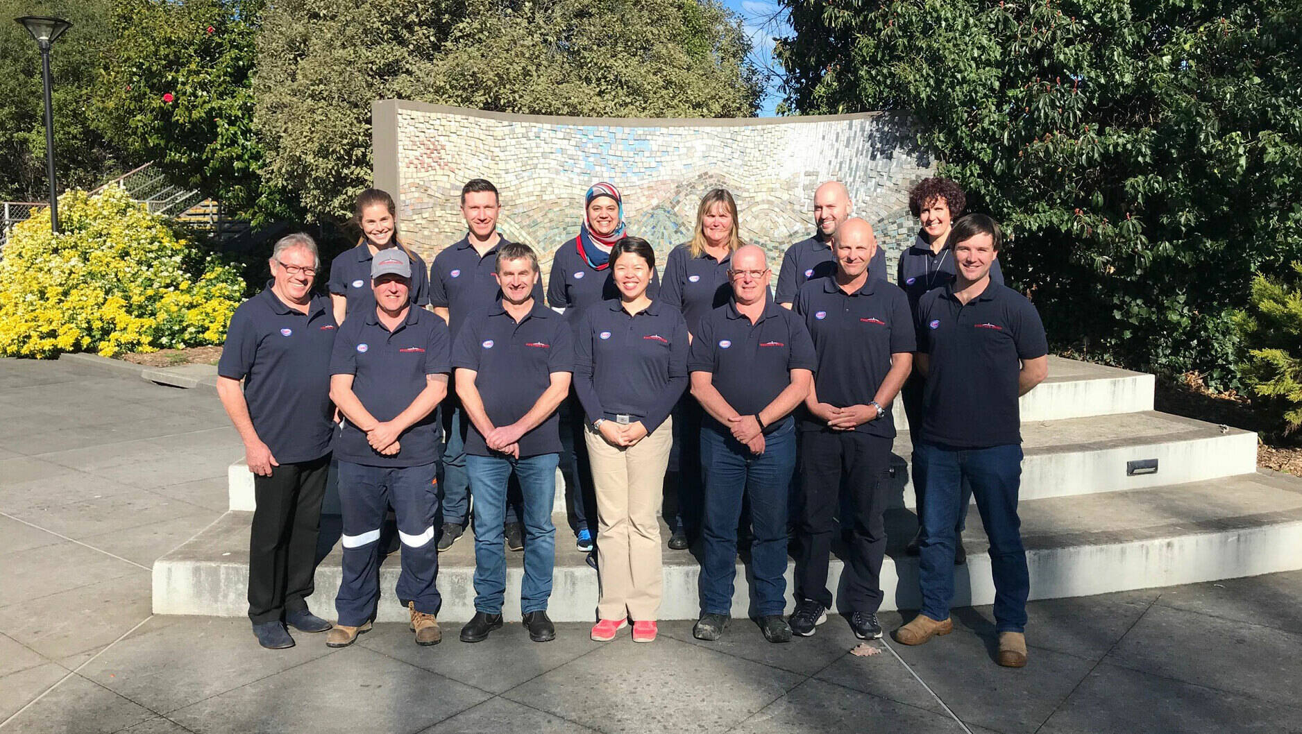 Image Photo — The pipelines team pictured in 2018.
