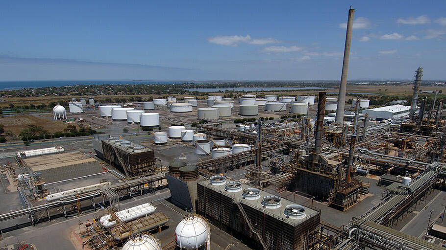 Image Photo Mobil's Altona Refinery is a significant contributor to the Victorian economy and local jobs.