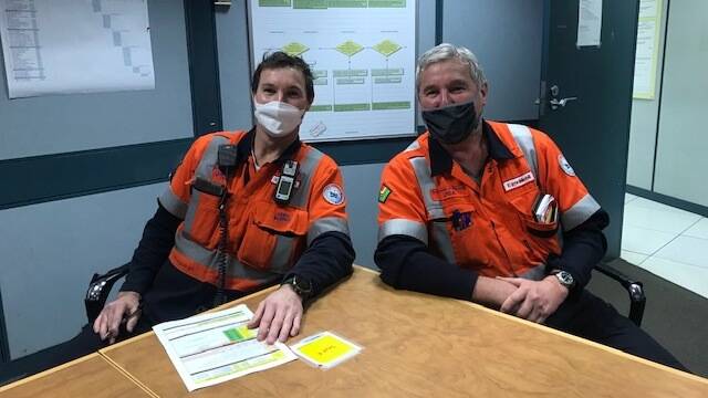 Image Father and son team Neil (left) and Aidan, recently shared a shift at the Mobil Altona refinery.